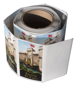 Etiquettes lenticulaires en bobine